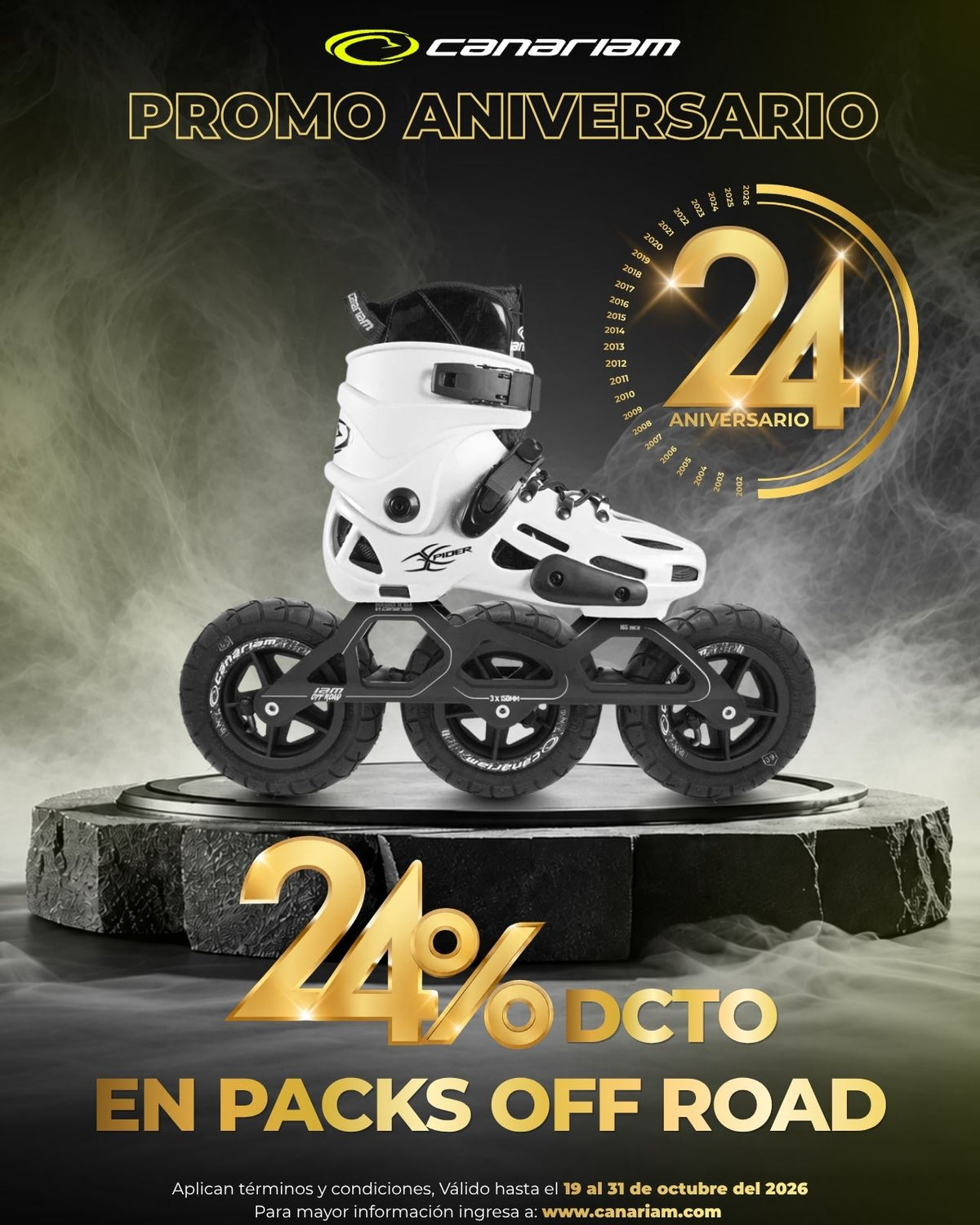 Promo: Patin Xpider Off Road 24% Off